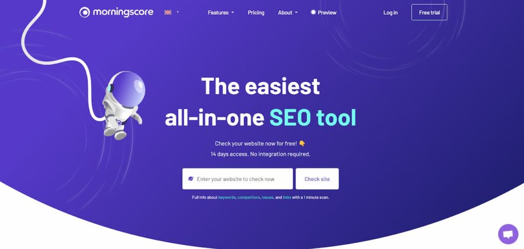 Morningscore home page